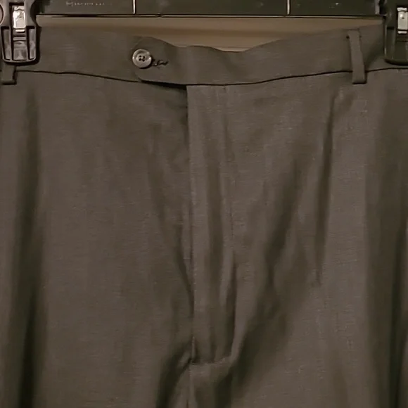 Savane Men's Dark Gray Dress Pants - Picture 2 of 8